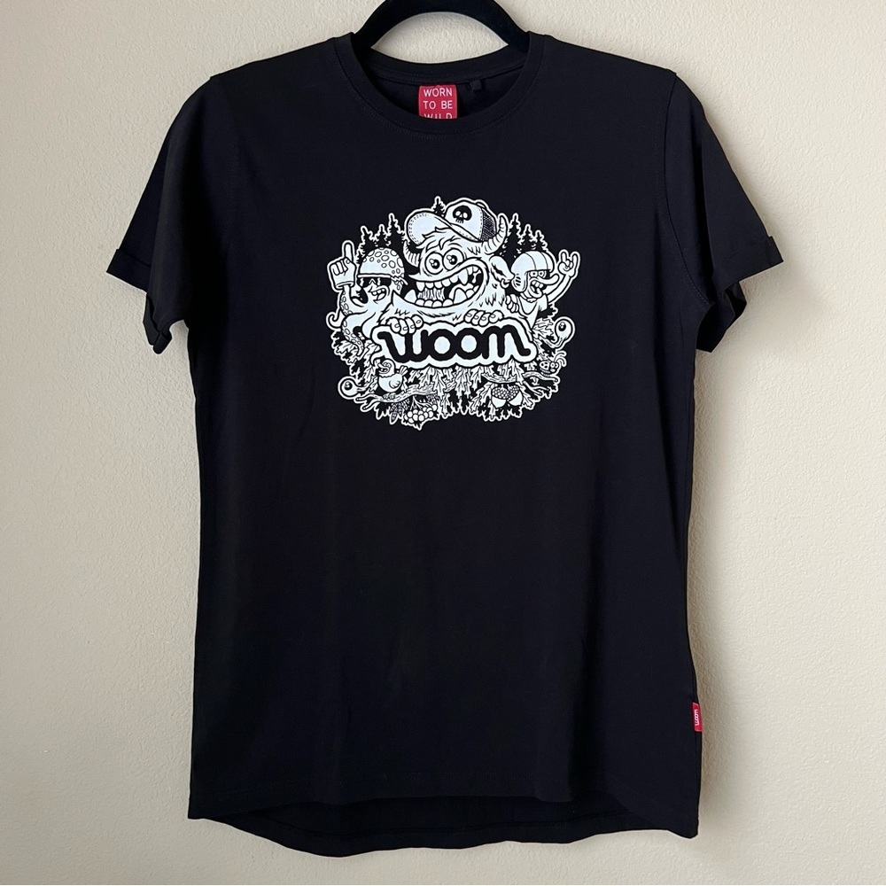 Woom Biking 100% Cotton Kid Monster Graphic T-shirts